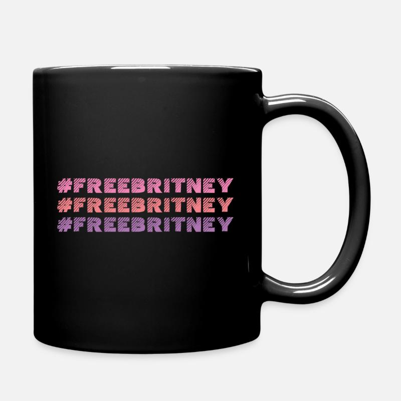 Kostenlose Britney - #FreeBritney - Tasse einfarbig - Schwarz