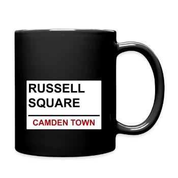 Russell Square, Camden Town, London, England, UK - Full Colour Mug - black - Right