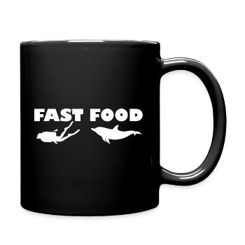 Diving Dive tauchen - Tasse einfarbig - Schwarz - Rechts