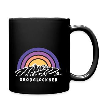 Großglockner Hohe Tauern Österreich Tirol Souvenir - Tasse einfarbig - Schwarz - Rechts