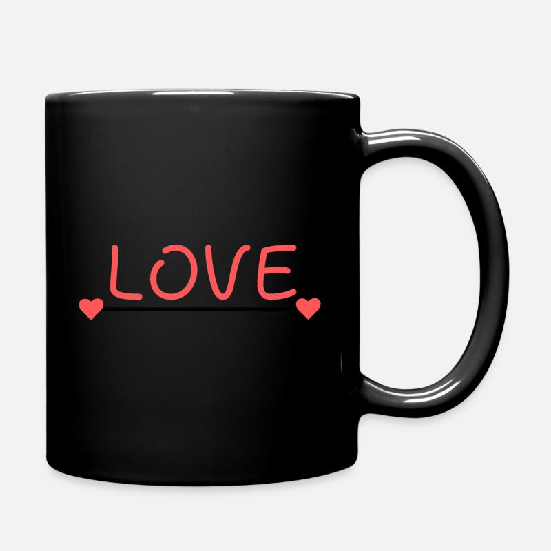 Love i love you - Mug uni - noir
