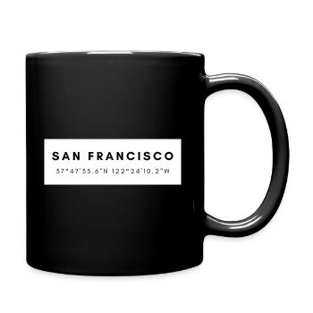 San Francisco Souvenirs - Tasse einfarbig - Schwarz - Rechts