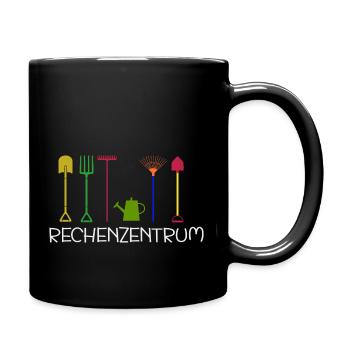 Rechenzentrum Gärtner Geschenkidee cooles T-Shirt - Tasse einfarbig - Schwarz - Rechts