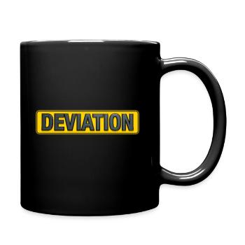 DÉVIATION - Mug uni - noir - Droite