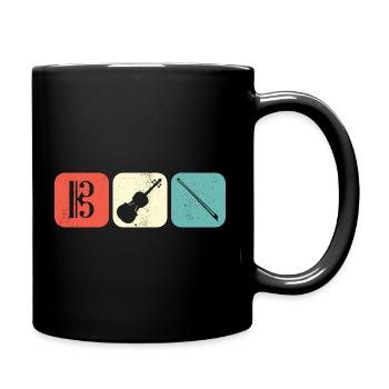 Viola Key Viola Viola Violist - Mug uni - noir - Droite