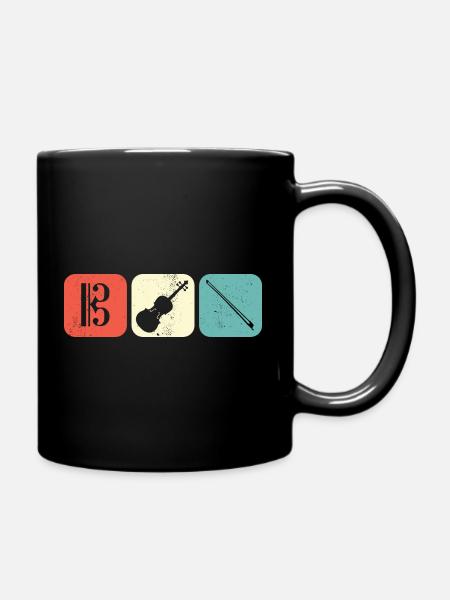 Viola Key Viola Viola Violist - Mug uni - noir