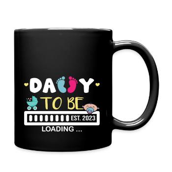 Papa-à-être 2023 Futur père 2023 - Mug uni - noir - Droite