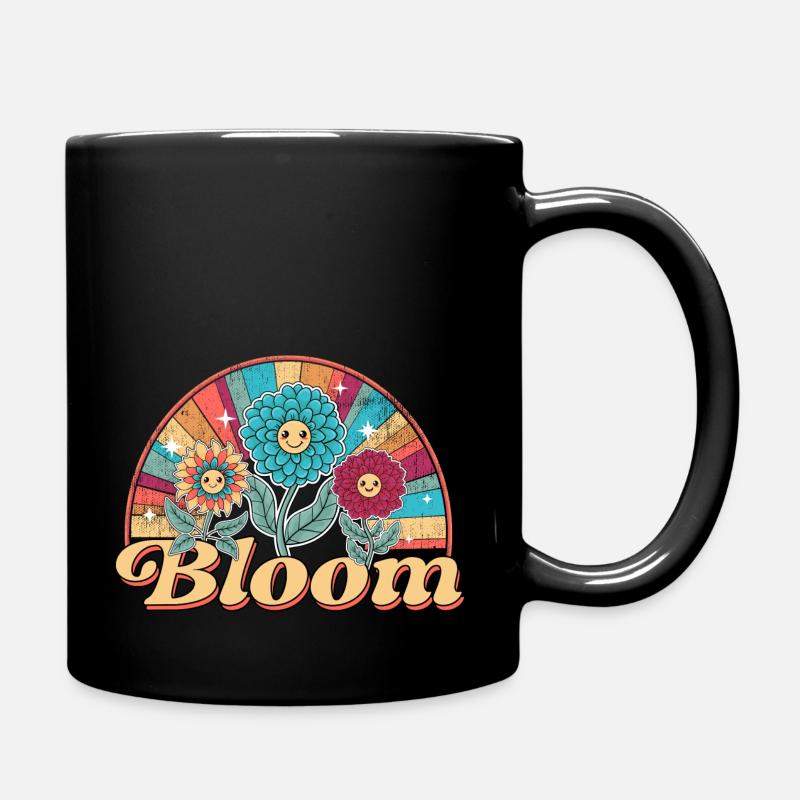 Bloom - Tasse einfarbig - Schwarz
