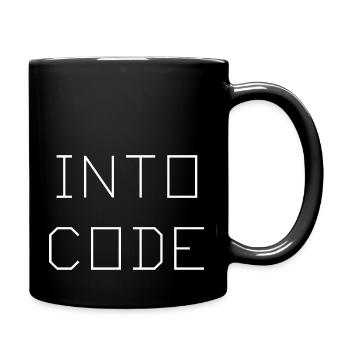 "Into Code" Programmer Coder C# Python - Tasse einfarbig - Schwarz - Rechts