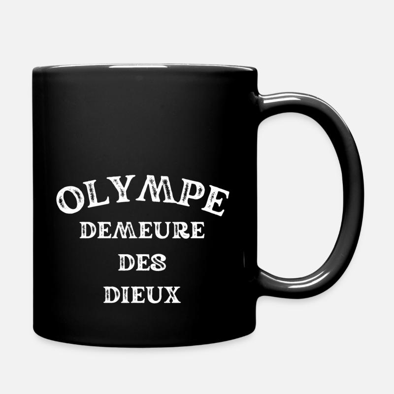 OLYMPE DEMEURE DES DIEUX - Mug uni - noir