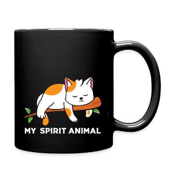 My spirit animal - Full Colour Mug - black - Right