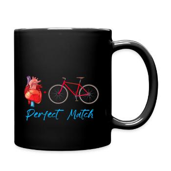 Bicycle Health - Tasse einfarbig - Schwarz - Rechts