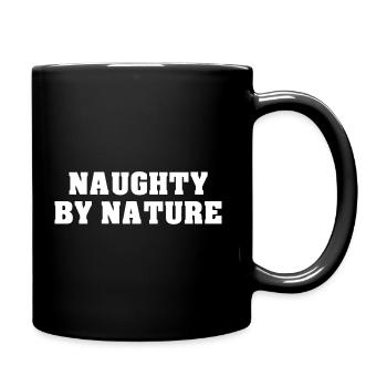 Naughty By Nature - Tasse einfarbig - Schwarz - Rechts