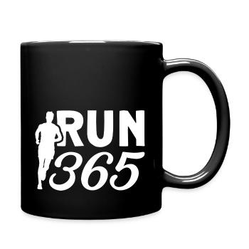 Motivation Streak Running Runner Marathon - Full Colour Mug - black - Right
