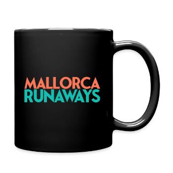 mallorca runaways - Tasse einfarbig - Schwarz - Rechts