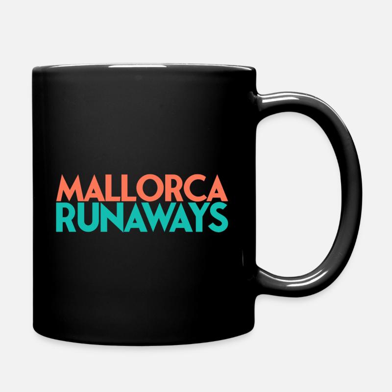mallorca runaways - Tasse einfarbig - Schwarz