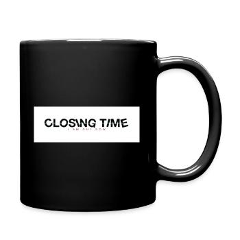 heure de fermeture - Mug uni - noir - Droite