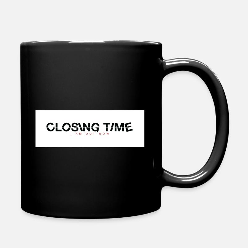 heure de fermeture - Mug uni - noir