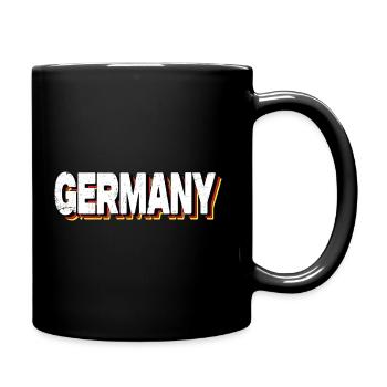 Germany - Tasse einfarbig - Schwarz - Rechts