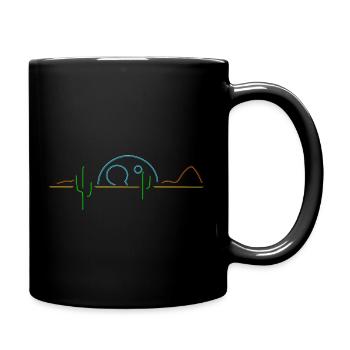 desert horizon - Full Colour Mug - black - Right