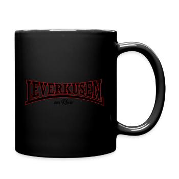 LEVERKUSEN AM RHEIN - Tasse einfarbig - Schwarz - Rechts
