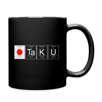 Otaku Chemische Elemente Japan Flagge - Tasse einfarbig - Schwarz - Rechts