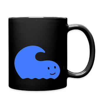 Cuddly shaft (2C) - Full Colour Mug - black - Right