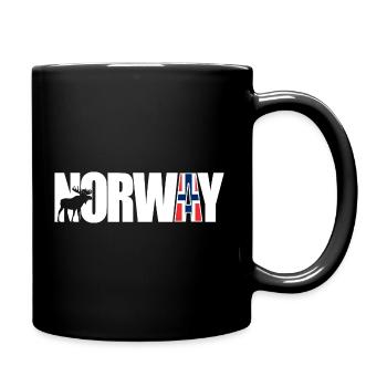 Norway - Full Colour Mug - black - Right