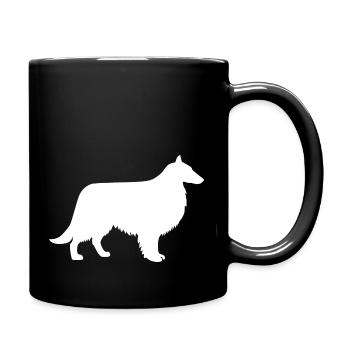 Hund Dog - Tasse einfarbig - Schwarz - Rechts