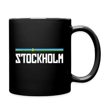 Stockholm - Mug uni - noir - Droite