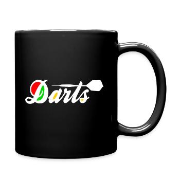 Darts - Tasse einfarbig - Schwarz - Rechts