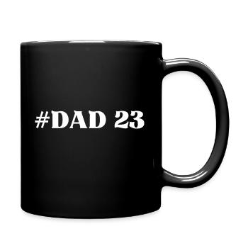 #Dad 23 Daddy Dad - Full Colour Mug - black - Right