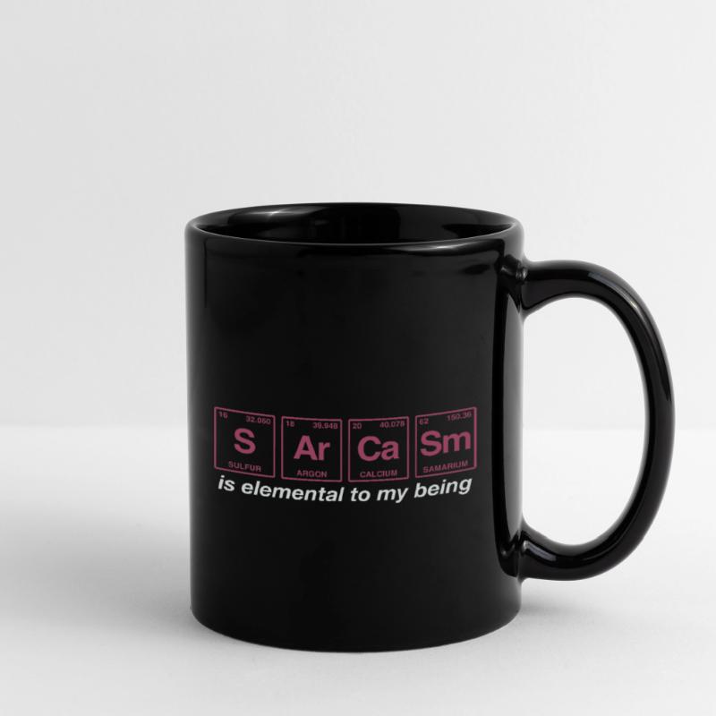 Drôle de dicton: SARCASME - Système de perdiode Mug uni