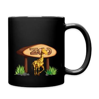 Safari Zoo Animal Safari Zoo - Full Colour Mug - black - Right