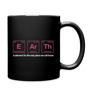 TERRE - avec des éléments du système persiode - Mug uni - noir - Droite