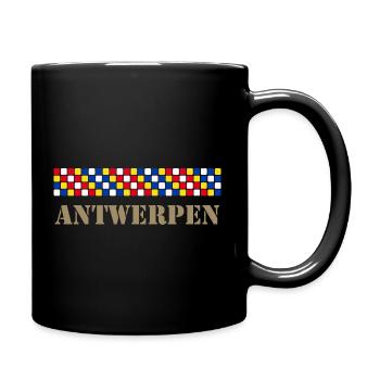 Antwerp - Full Colour Mug - black - Right
