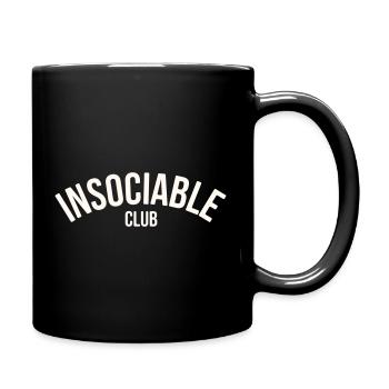 Unsociable club - Full Colour Mug - black - Right