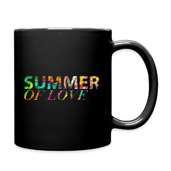 L’été de l’amour - Mug uni - noir - Droite