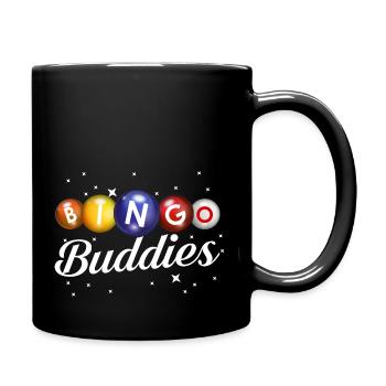 Bingo Buddies | Bingo - Tasse einfarbig - Schwarz - Rechts
