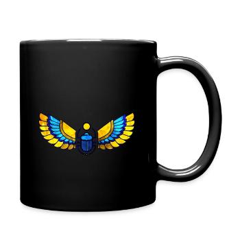 Scarabée égyptien - Mug uni - noir - Droite