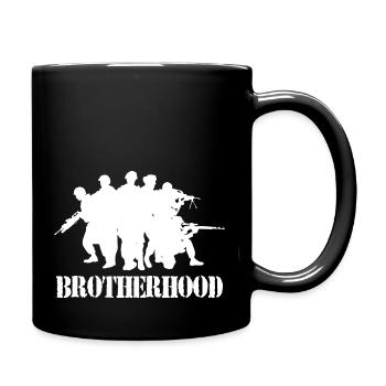 Militär Armee Bundeswehr Soldaten Fallschirmjäger - Tasse einfarbig - Schwarz - Rechts