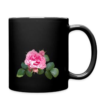 Rosarote ROSE - Tasse einfarbig - Schwarz - Rechts