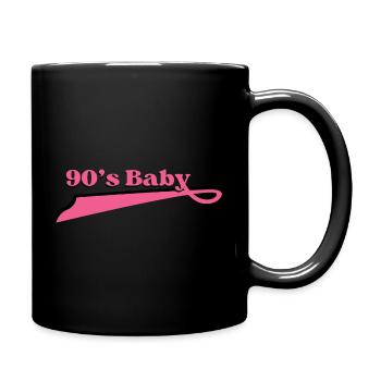 90's baby - Full Colour Mug - black - Right