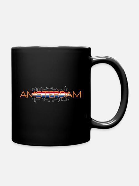 AMSTERDAM - Full Colour Mug - black