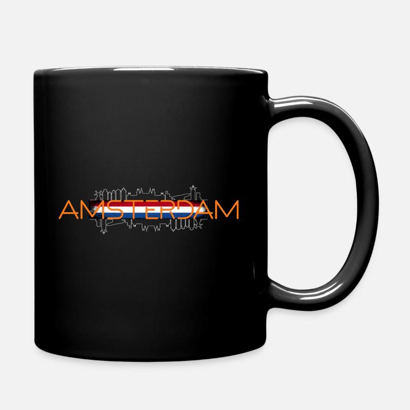 AMSTERDAM - Mug uni - noir