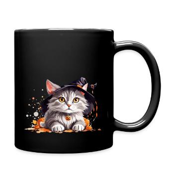 Halloween cat - Mug uni - noir - Droite