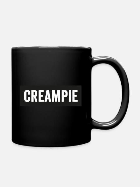 Creampie - Tasse einfarbig - Schwarz