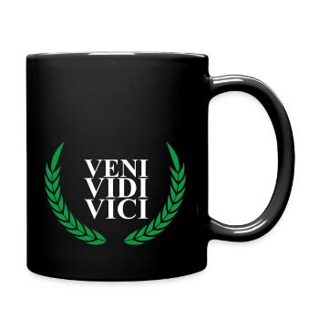 VENI VIDE SCHRAUBSTOCK - Tasse einfarbig - Schwarz - Rechts