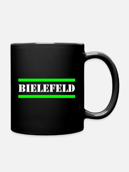 Bielefeld - Tasse einfarbig - Schwarz