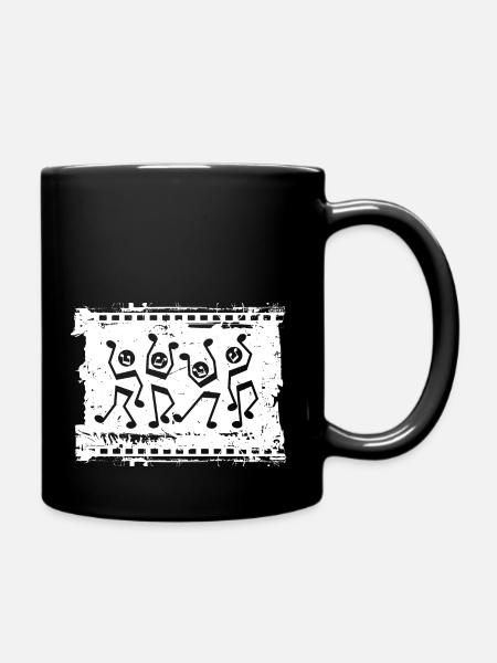 Musik - Tasse einfarbig - Schwarz